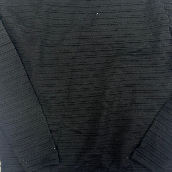 Calvin Klein Women's Black Ribbed Crew Neck Top Size S - Picture 4 of 5
